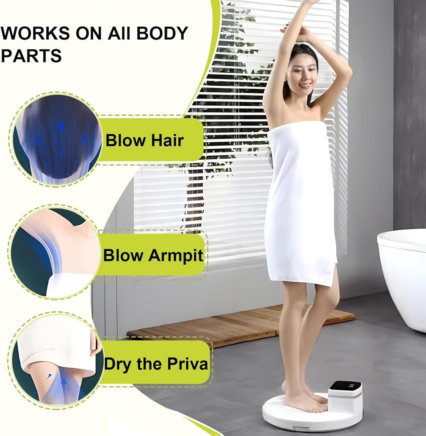 AirDry - Stop feeling sticky after every shower