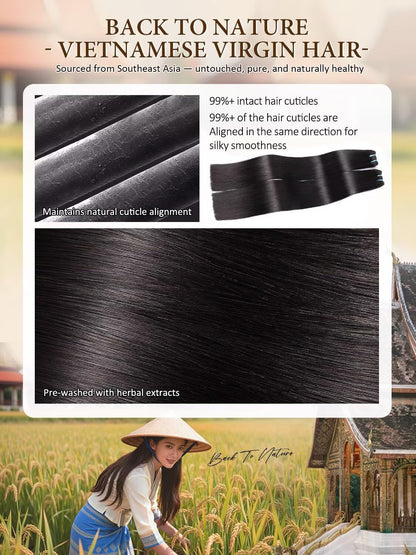 Vietnamese Raw Hair(Natural Black)