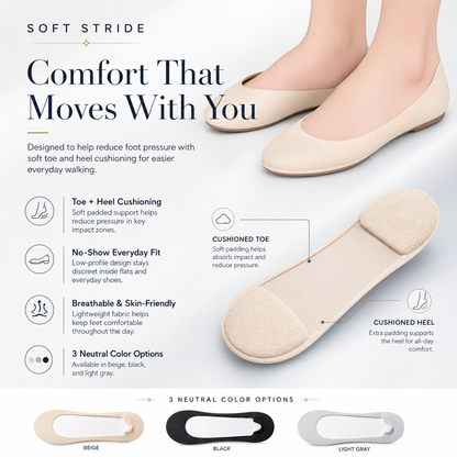 CushionStep - Walk without foot pain (2 Pairs)