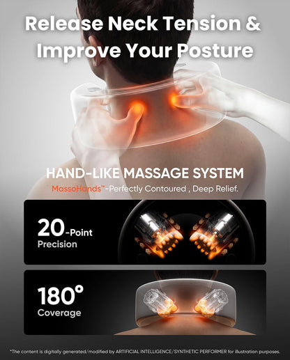 Clinical Grade Decompression Massager - Wake Up Without Shoulder Pain, Neck Pain or Stiffness