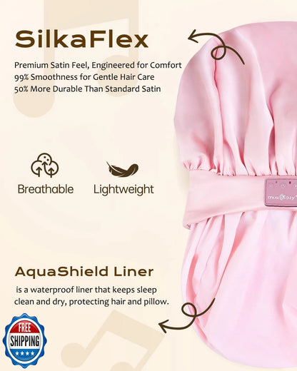 Silk & Silence - a bonnet for snore nights