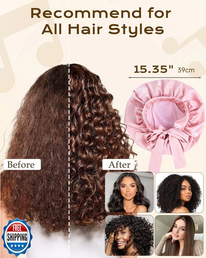 Silk & Silence - a bonnet for snore nights